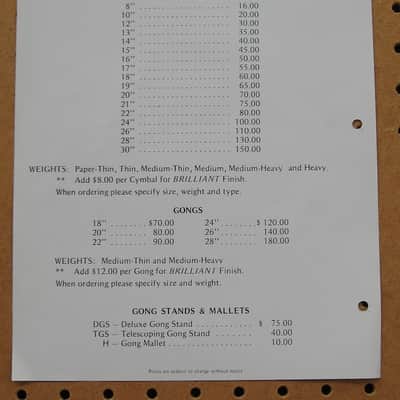 Zildjian Catalog Collection 70s image 5