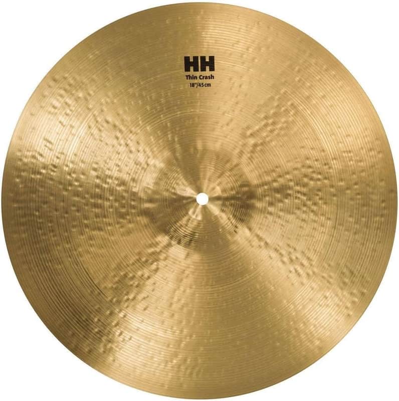 Sabian HH 18 Inch Thin Crash Cymbal l B20 Bronze Alloy l 80% Copper - 20% Tin l Made in Canada l Model 11806 image 1