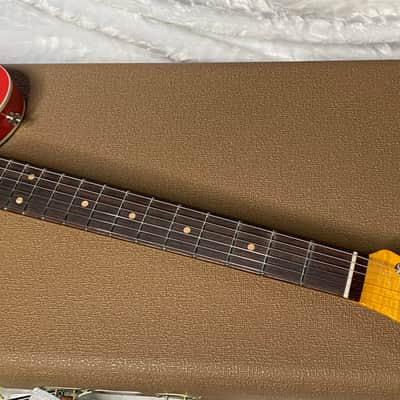 NEW! Fender Custom Shop Flamethrower Telecaster Custom - NOS - Modern Specs - Texas Special Pick-Ups - AAAA Flamed Neck - Fiesta Red - Authorized Dealer - 7.7lbs - G07041 image 5