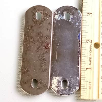 Ludwig Rail Mount Washer Spacers 2.5"Hole Spacing Chrome Bass Drum Super Classic image 2