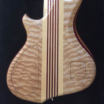 Alembic Wave 6 string Bass guitar - Anniversary Electronics 2018 5A Quilted Maple image 2