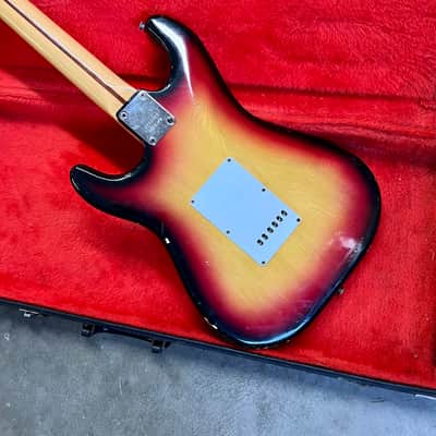 Greco Sparkle Sounds Strat 1977 Sunburst original vintage MIJ Japan Matsumoku Fujigen Stratocaster image 10