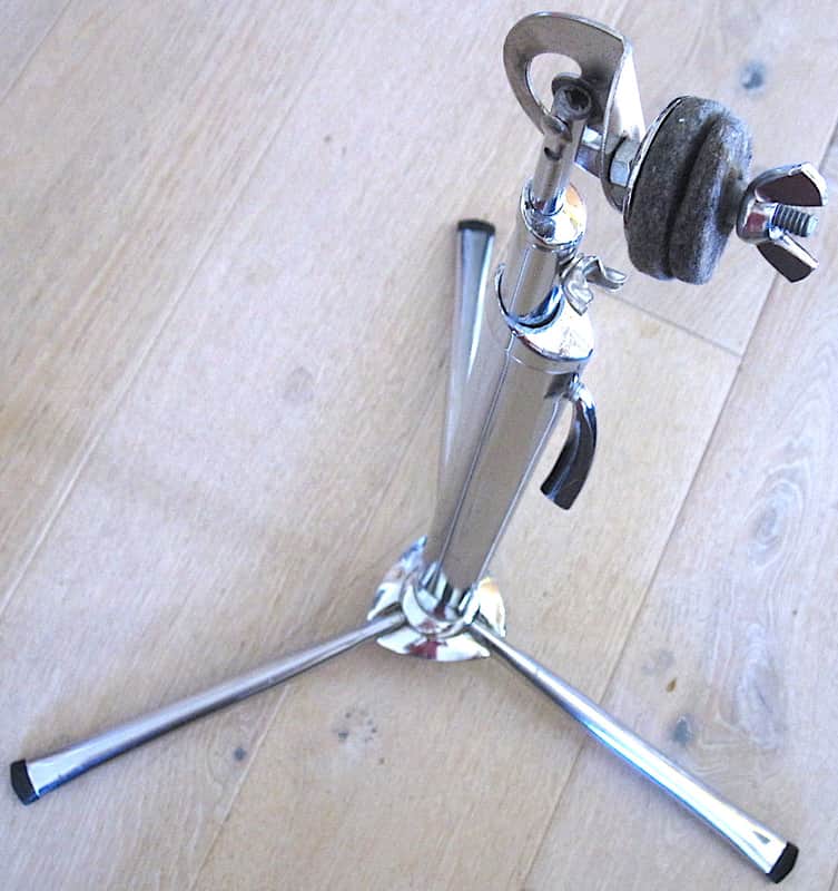 Premier Lokfast Straight Flat Base Cymbal Stand - Vintage image 1