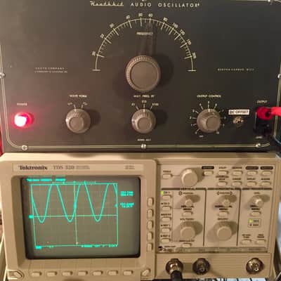 Heathkit AO-1 Audio Oscillator w DC Offset Switch, Probe & Manual – Serviced, Tested & Calibrated image 4