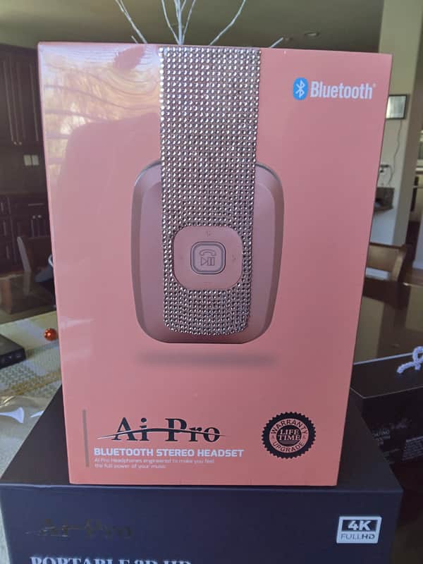 Ai Pro Bluetooth Headphones - Pink image 1