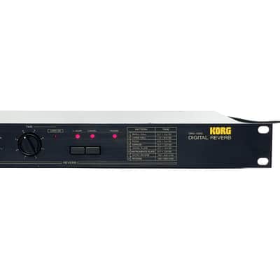 Korg DRV-1000 1980s Rack Reverb Effects Made in Japan Worldwide Shipment image 3