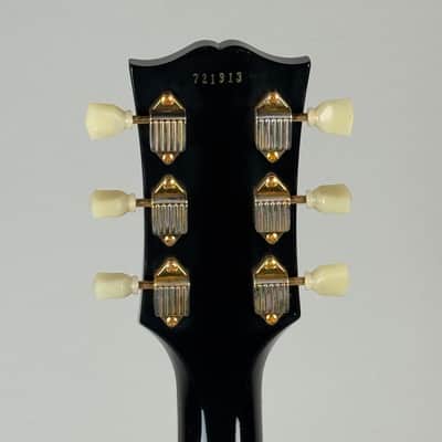 2022 Gibson Custom Shop '57 Reissue R7 Les Paul Custom Ebony image 6