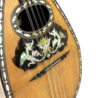 C.A. Kisslinger Decorated Curved-Ribs Mandolin, 1901 image 5