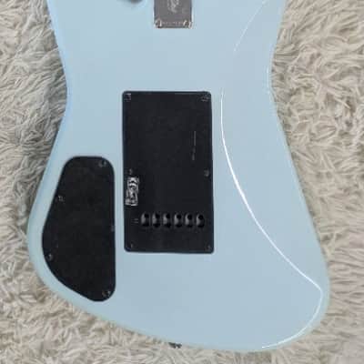 Sterling by Music Man Mariposa Electric Guitar Roasted Neck, Daphne Blue Finish image 10