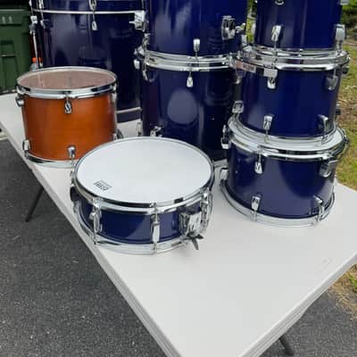 Tama Silverstar Drum Set - 8/10/12/13/14/16/18/22 plus snare and bags image 2