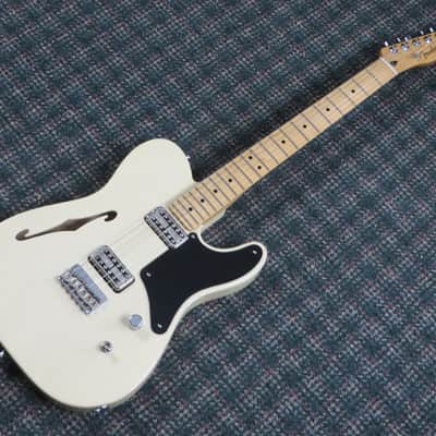 2013 Fender Cabronita Thinline Telecaster White Blonde! 6 lbs. 4 oz.! w/hardshell case image 10