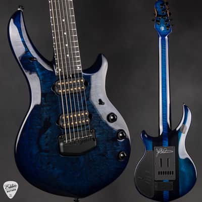 Ernie Ball Music Man BFR Majesty 7 - Blue Ink #25/50 image 1