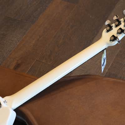 1970's Ovation Breadwinner Early Model w/ Side Jack Electric Guitar White + OHSC image 17
