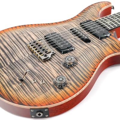 PRS Modern Eagle V Wood Library Satin Ten Top Burnt Maple Leaf 2024 image 11