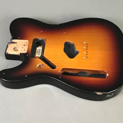 LEFTY Fender Telecaster Left Tele Sunburst Solid Alder Guitar Body Aged Relic 4.9 lb image 1