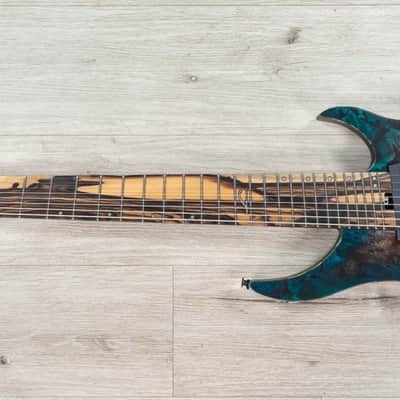 Legator Ghost G8FX Headless Multi-Scale 8-String Guitar, Fishman Fluence, Galaxy image 6