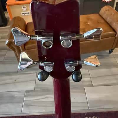 Washburn 1980 SB4R Wing Series Scavenger 4-String Electric Bass Guitar w/Gig Bag (USED) image 9