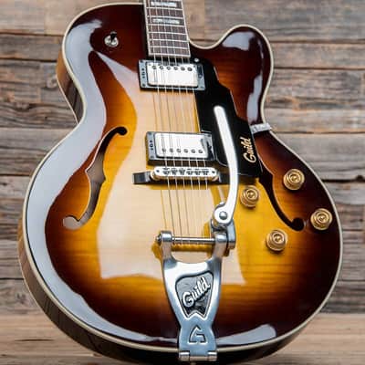 Guild USA X-170 Manhattan 1997 Sunburst Westerly, RI Made image 5