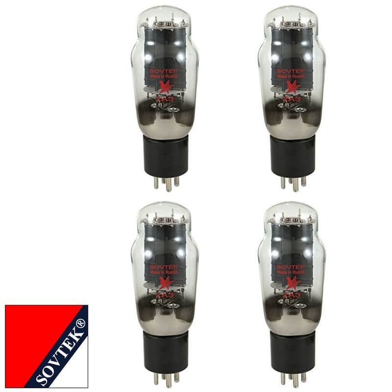 Plate Current Matched Quad (4) Sovtek 2A3 Triode Power Vacuum Tubes image 1