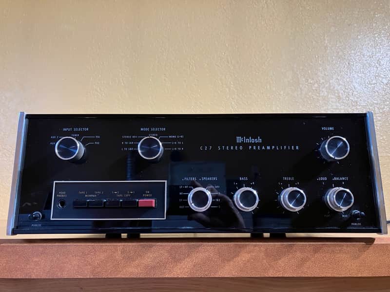 McIntosh C 27 Stereo Solid State Preamp 1977 - 1983 - Black