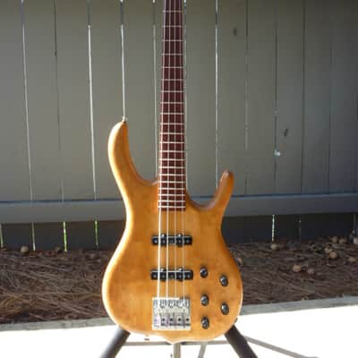 Ken Smith BSR 4J 1997 4 String Bass Quilted Maple USA Made image 3