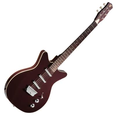 Danelectro TRIPLE DIVINE - DKBU Double Cutaway Shorthorn Shape Semi-Hollow Body C Shape Neck 6-String Electric Guitar image 3