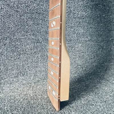 Blue 4 String Bass Basswood Body with Maple Neck image 2