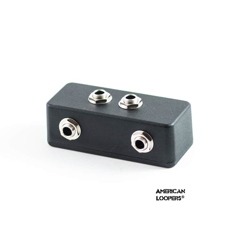 AMERICAN LOOPERS 2 Way Junction Box - Patch Bay IN, OUT, SEND, RTN (Jacks on Top) image 1