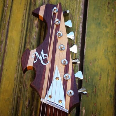 MC Guitars MC-72 | Multiscale | 7 stringer 2016 Natural Walnut image 7