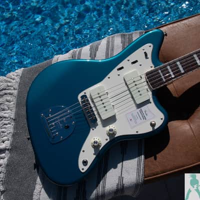 Fender FSR MIJ Traditional II Late '60s Jazzmaster - Limited Edition Ocean Turquoise Metallic - BETTER THAN NEW! image 15