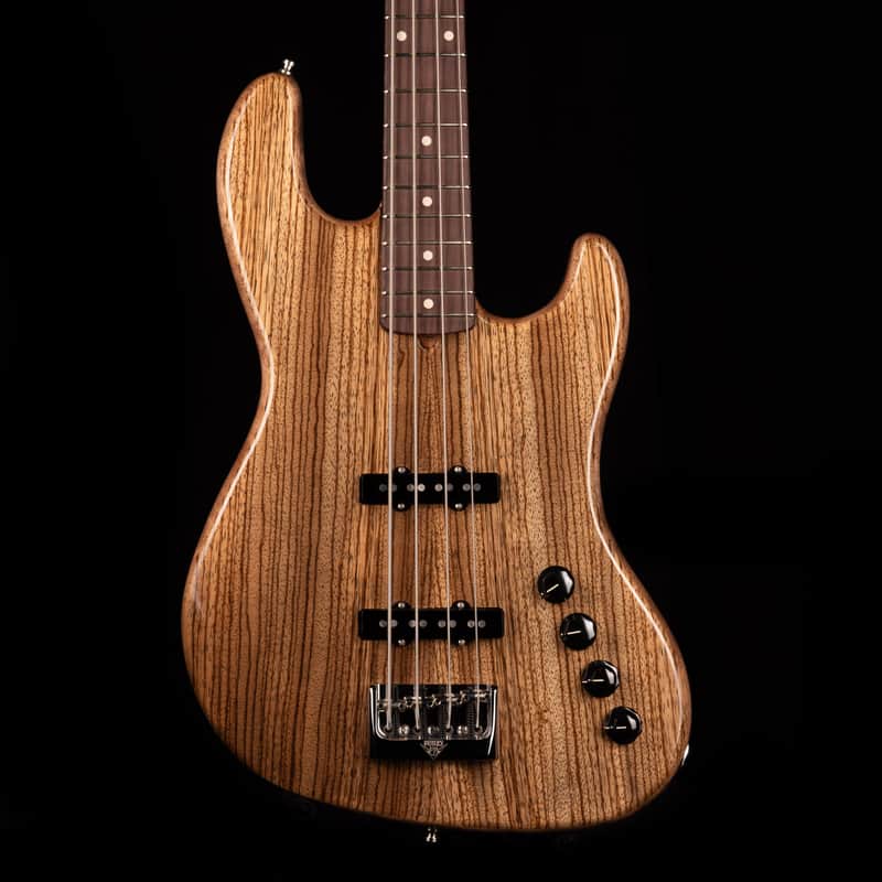 Fender Custom Shop Masterbuilt Jason Smith Custom Classic Jazz Bass NOS Zebrawood Natural With Case image 1