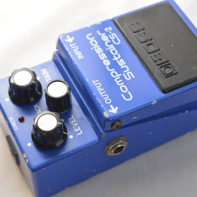 Boss CS-2 Compression Sustainer (Black Label) 1981 - 1989 - Blue Vintage Compressor Made in Japan image 2