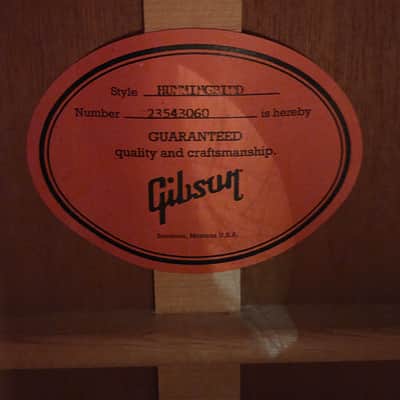 Gibson 2023 Hummingbird Standard Vintage Cherry Sunburst w/ OHSC image 8