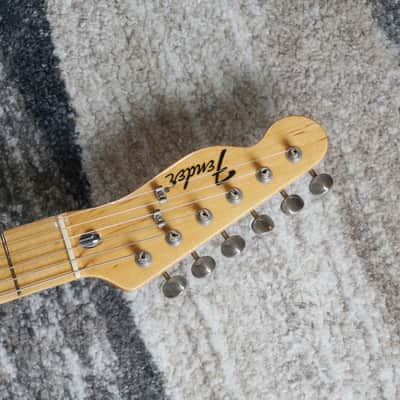 2013 Fender Japan TN72-LH Telecaster Thinline Left-Handed Black MIJ image 5