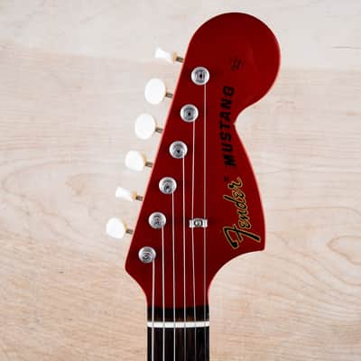 Fender Classic '70s Mustang MIJ 2016 Candy Apple Red Japan w/ Matching Headstock w/ Bag image 20