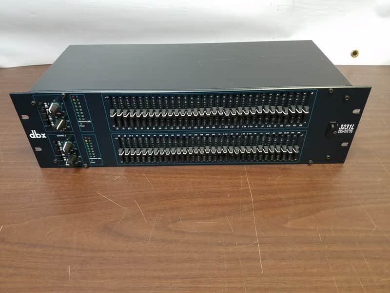 dbx 3231L Dual 1/3 Octave Graphic EQ image 1