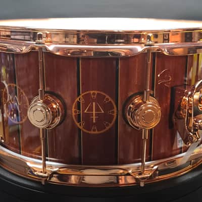DW Neil Peart 6.5”x14” TIME MACHINE ICON Snare Drum No.198/250 BONUS TM Display Head !!! image 2