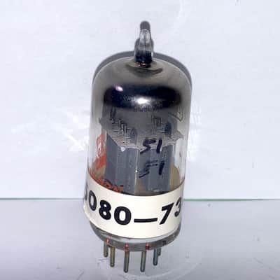 1971 RCA 12AX7 12AX7A ECC83 Gray Plate Tube, NOS/NIB, Balanced image 4