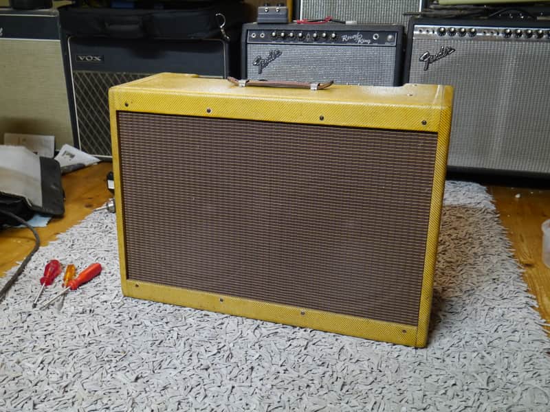 Fender Low Power Tweed Twin 5E8-A 2x12 TAD Tube Amp with Jensen AlNiCo5 Speakers image 1