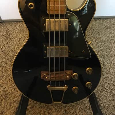 National Bass Single Cutaway (LP 477-2B) 70's Black with Binding image 2