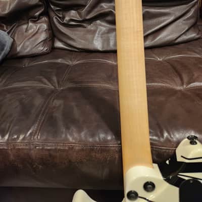 Rare EVH Wolfgang Special Striped with Maple Fretboard Gloss White/Black Stripes image 3