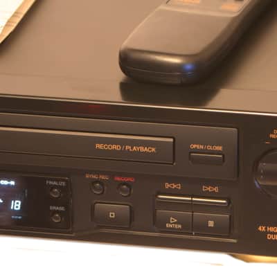 RCA CDRW140 CD-R Stand Alone Dual Tray CD Recorder & Player w/4x Dubbing VG Working Condition image 3