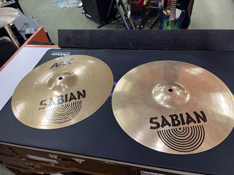 Sabian 14" AAX Stage Hi-Hat Cymbals (Pair) 2002 - 2018 - Brilliant image 1