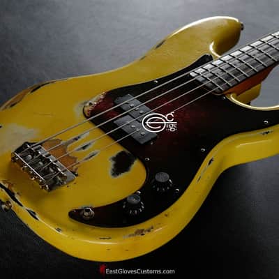Fender Precision TV Yellow Heavy Relic Aged image 4
