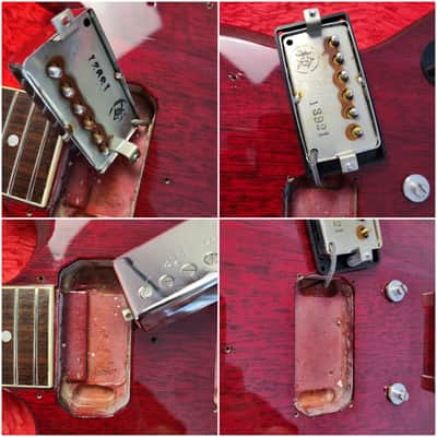 Very Rare Morris SG Deluxe (H.S. Anderson) 1973 - John Cipollina Clone? - Bigsby Style Tremolo - Original Maxon Humbuckers - Cherry Finish - Made In Japan MIJ image 21