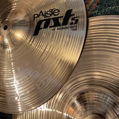Paiste 14" PST 5 Medium Hi-Hat (Pair) image 2