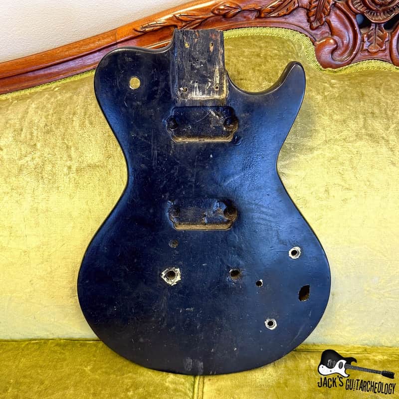 Electra MIJ Electric Guitar Body *PROJECT* (1970s/1980s - Black) image 1