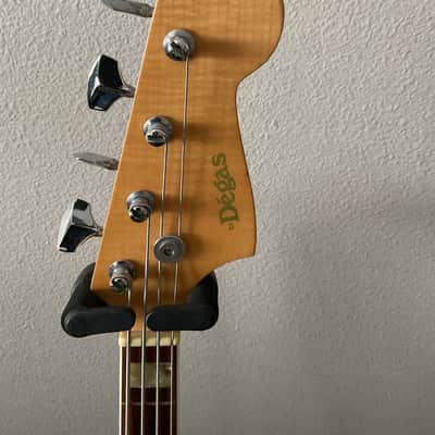 El Degas Jazz Bass 1970/1980's, Sunburst, HH Mini Humbuckers image 2