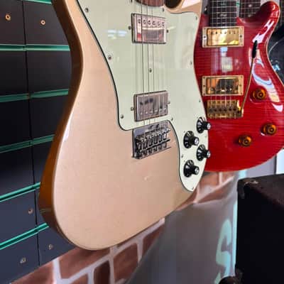 Fender Chris Shiflett Telecaster Deluxe Shoreline Gold 2023 Electric Guitar image 4