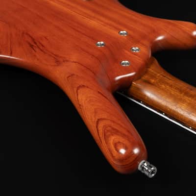 2017 Warwick Teambuilt Pro Series Corvette Bubinga 5A - Natural Transparent | German 5-String Electric Bass Ovangkol Neck Active / Passive Electronics image 16